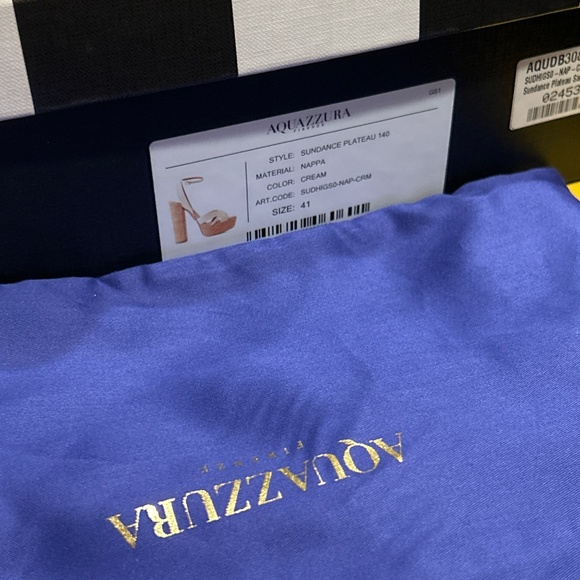 Never Worn Aquazzura Sundance platform heel 140 - Picture 5 of 5